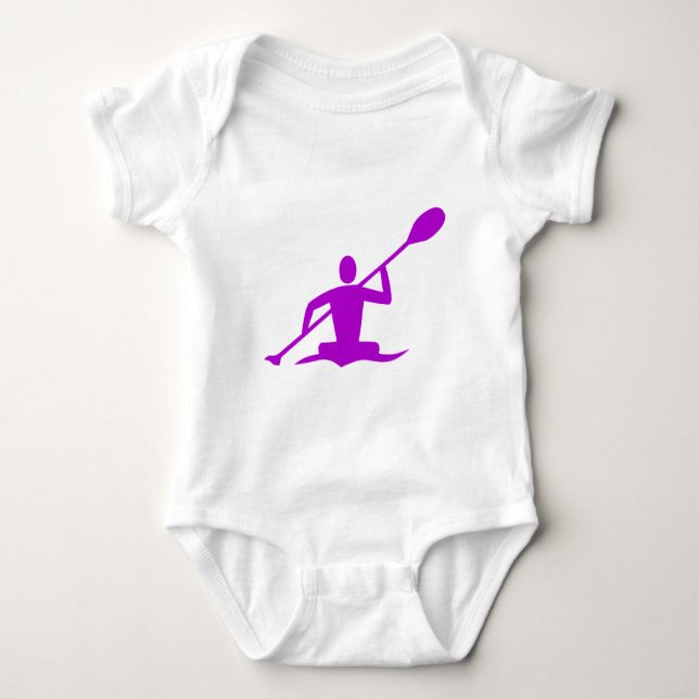 Kayaking - Lila T-shirt (Framsida)