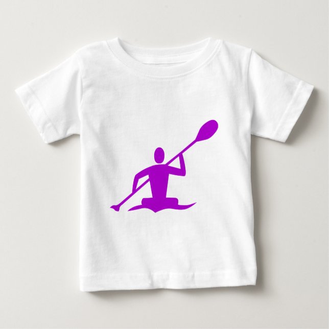 Kayaking - Lila Tee Shirt (Framsida)