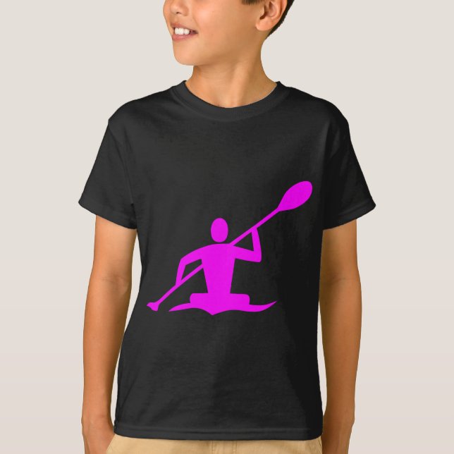 Kayaking - Magenta T-shirt (Framsida)