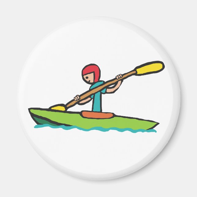 Kayaking Magnet (Framsidan)