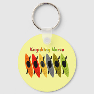 Kayaking Nurse T-Shirts and Gifts Nyckelring
