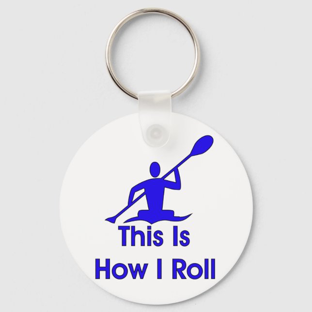 Kayaking Nyckelring (Framsida)