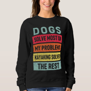 Kayaking och Hund löser alla mina problem min bäst T Shirt