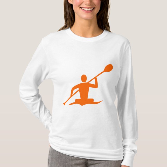 Kayaking - Orange T Shirt (Framsida)