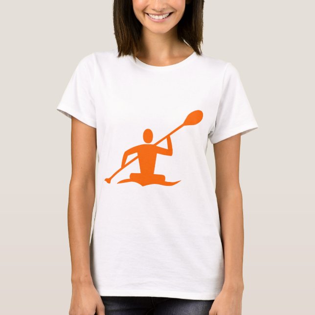 Kayaking - Orange T-shirt (Framsida)