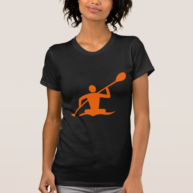 Kayaking - Orange Tee Shirt (Framsida)