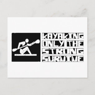 Kayaking Överlev Vykort