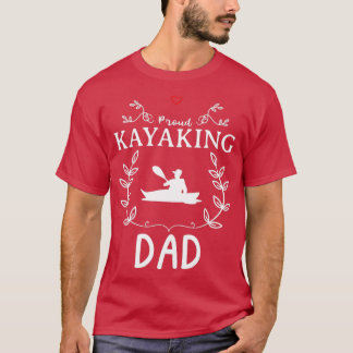 Kayaking Pappa-finare formgivning för gift (3) T Shirt