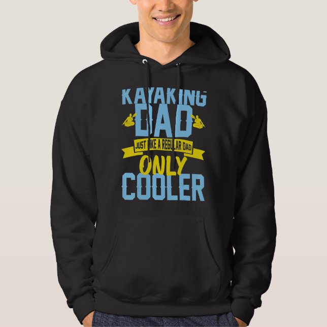 Kayaking Pappa-floden utomhus 2 Hoodie (Framsida)