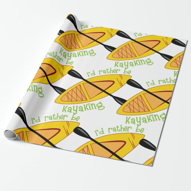 Kayaking Presentpapper (Utrullad)