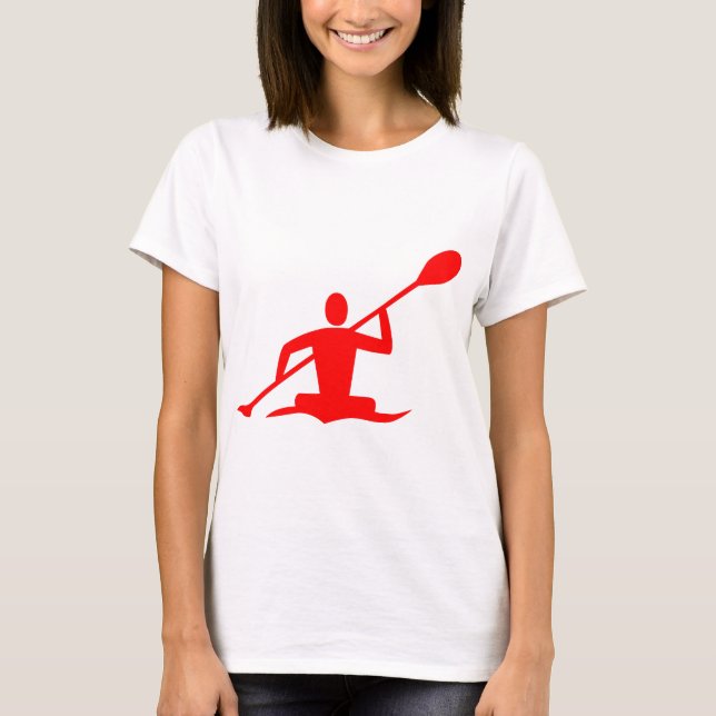 Kayaking - Red T-shirt (Framsida)