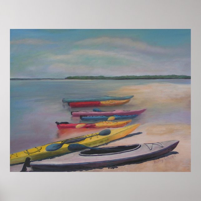 KAYAKING RESA Poster (Framsidan)