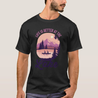 Kayaking Shirt Summer Vacation Life är bättre vid T