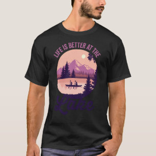 Kayaking Shirt Summer Vacation Life är bättre vid T