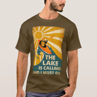 Kayaking-sjön ringer och jag måste gå länge. t shirt