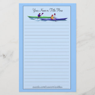 Kayaking Stationery Brevpapper