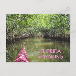 Kayaking Through the Mangroves Florida Adventure Vykort