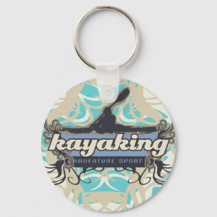 Kayaking Tshirts och gåvor för äventyrsport Nyckelring