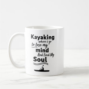 Kayaking vart jag går och förlorar mitt sinne och kaffemugg