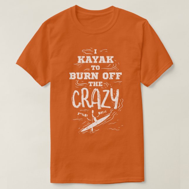 Kayaking Vatten sport T Shirt (Design framsida)