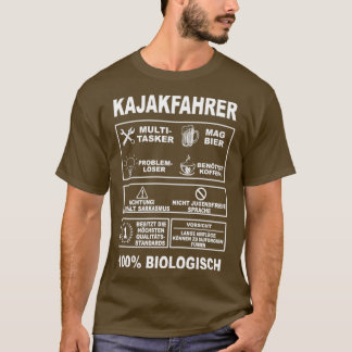 Kayaking Water Sports Paddling Kayaking Kayakers T Shirt