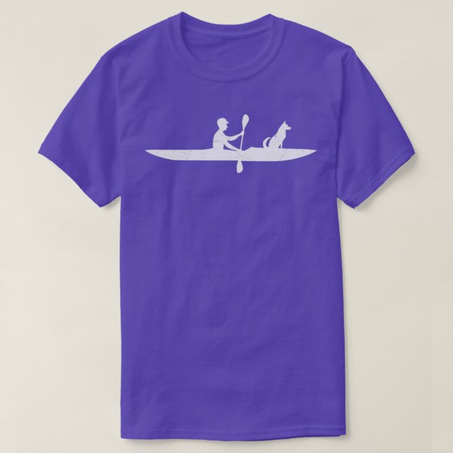Kayaking with dog Funny Kayak Lover Gift Idea (2) T Shirt (Design framsida)