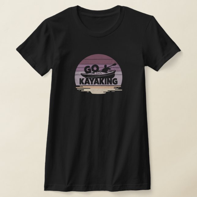 Kayaking Women's T-Shirt (Laydown)