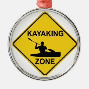 Kayaking Zon Julgransprydnad Metall