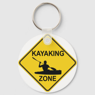 Kayaking Zon Nyckelring