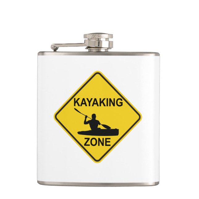 Kayaking Zon Road Sign Fickplunta (Framsidan)