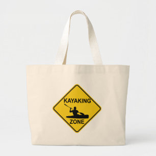 Kayaking Zon Road Sign Jumbo Tygkasse
