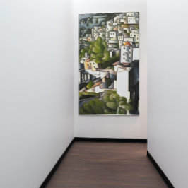 Kayakoy Abstrakt Art Canvastryck