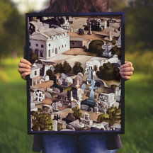 Kayakoy Fethiye förtjänar egen geometrisk konst