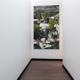 Kayakoy Village Greece Houses Abstrakt Art Poster