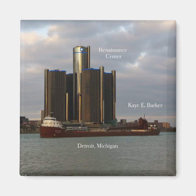 Kaye E. Barker Detroit magnet (Framsidan)