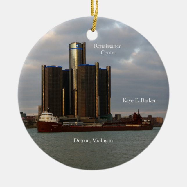 Kaye E. Barker Detroit ornament (Framsidan)