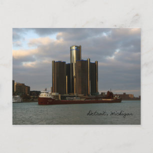 Kaye E. Barker Detroit-postkort Vykort