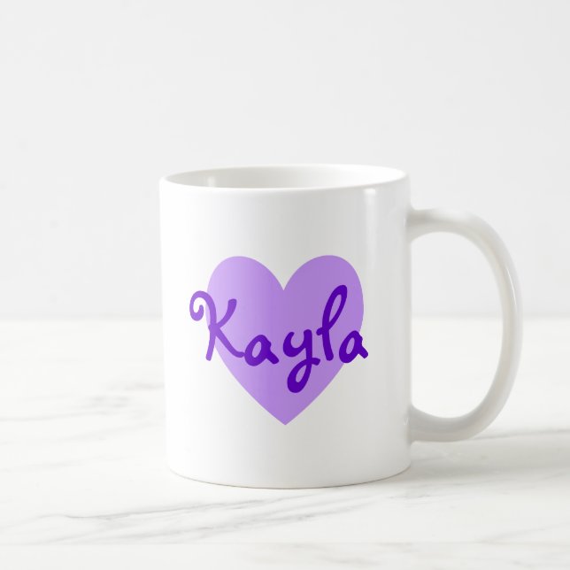 Kayla i Lila Kaffemugg (Höger)