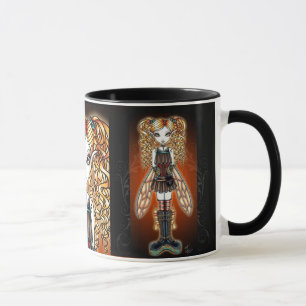 "Kayla" Steampunk felik mugg