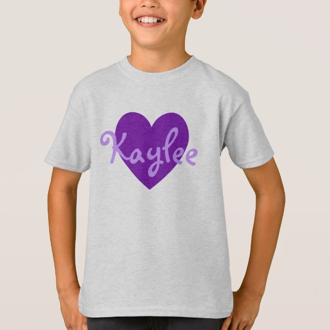 Kaylee i Lila Tee Shirt (Framsida)