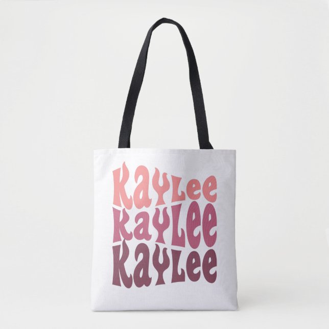 Kaylee Name Personalized Gift Tygkasse (Framsida)
