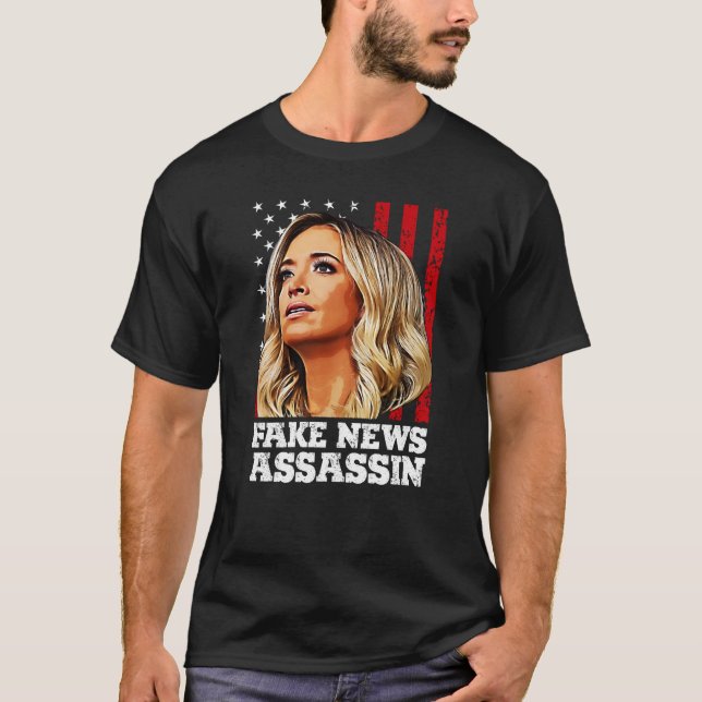 kayleigh mcenany, falska nyhetsmassassin t shirt (Framsida)