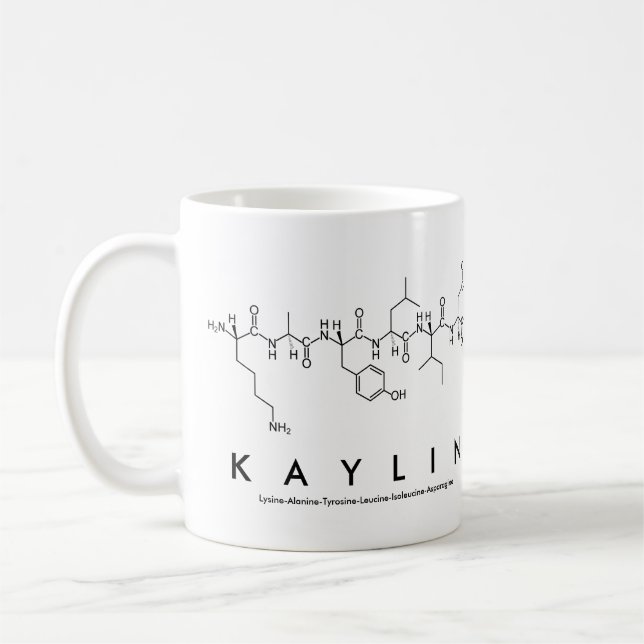 Kaylin peptide namn mugg (Vänster)