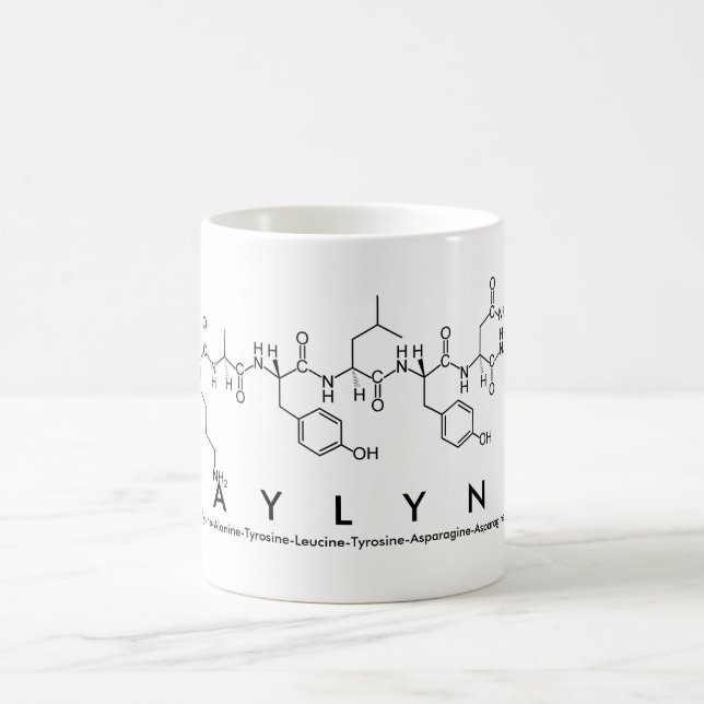 Kaylynn peptide namn mugg (Center)