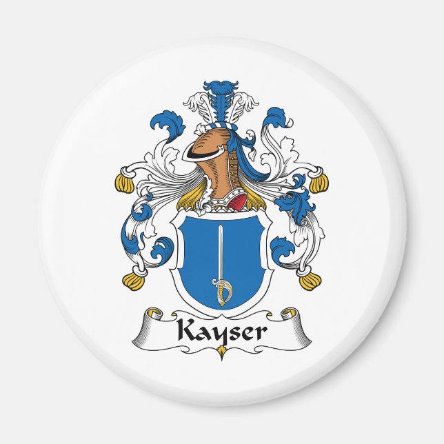 Kayser Family Crest Magnet (Framsidan)