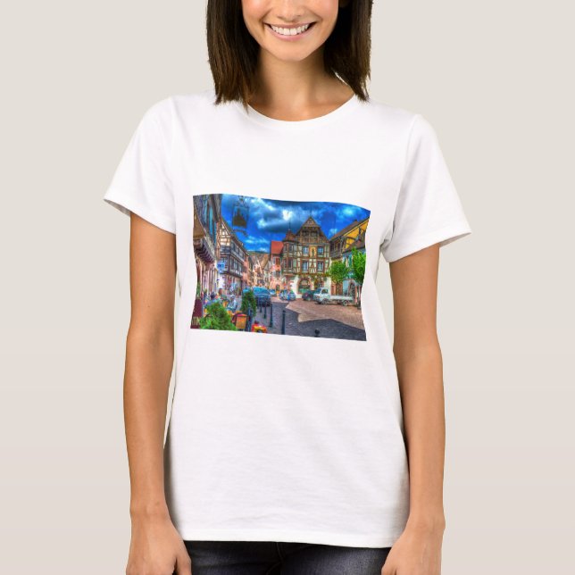 Kaysersberg Alsace Frankrike Tee (Framsida)