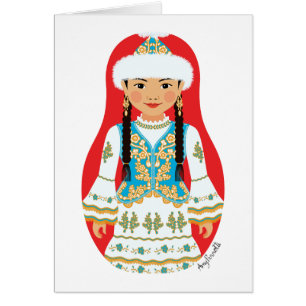 KazakhMatryoshka kort