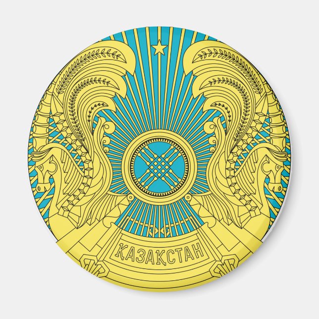 kazakhstan emblem magnet (Framsidan)