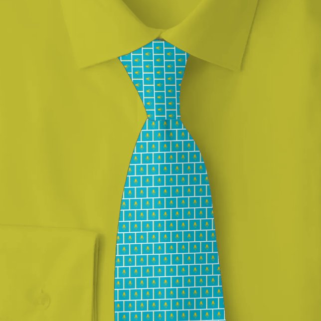 Kazakhstan Flag Brick Pattern Slips (Skapare uppladdad)