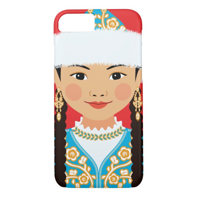 Kazakiska Matryoshka Fodral Case-Mate iPhone Skal (Baksida)
